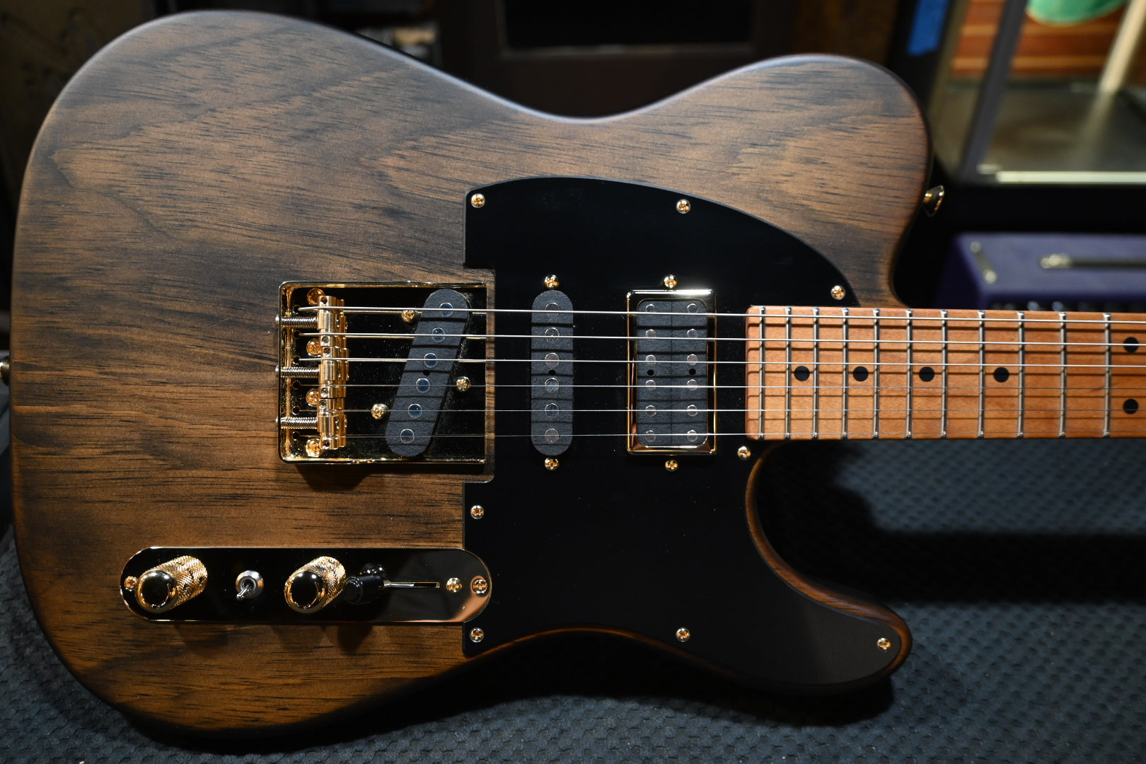 Tom Anderson T Icon Roasted Pine - Satin Rustic Brown Guitar #125A - Danville Music