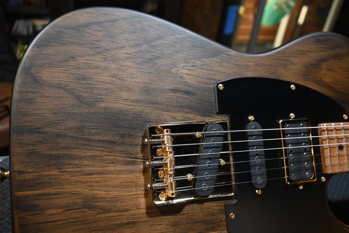 Tom Anderson T Icon Roasted Pine - Satin Rustic Brown Guitar #125A - Danville Music