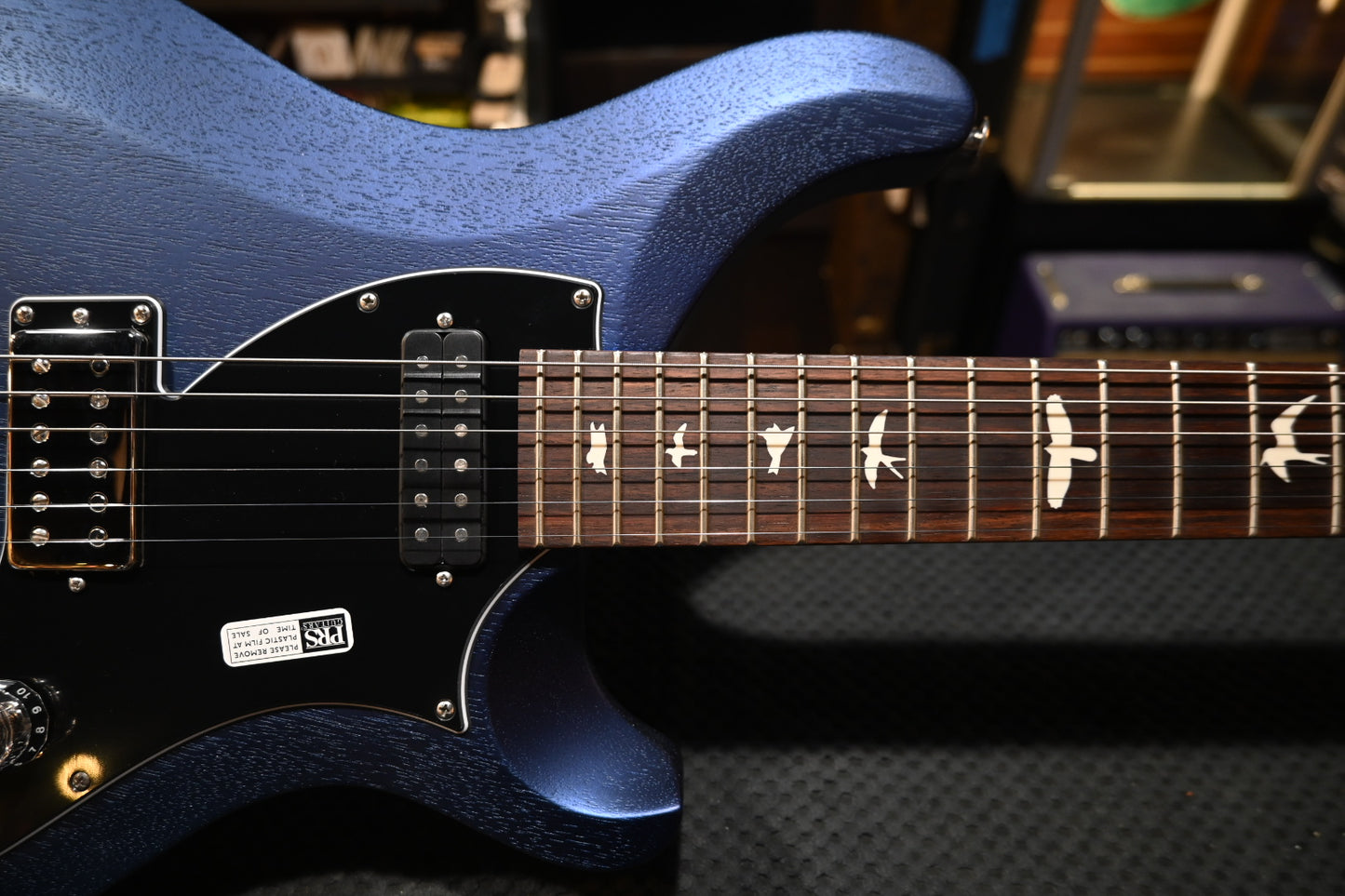 PRS S2 Vela Satin - Midnight Metallic Guitar #2570 - Danville Music