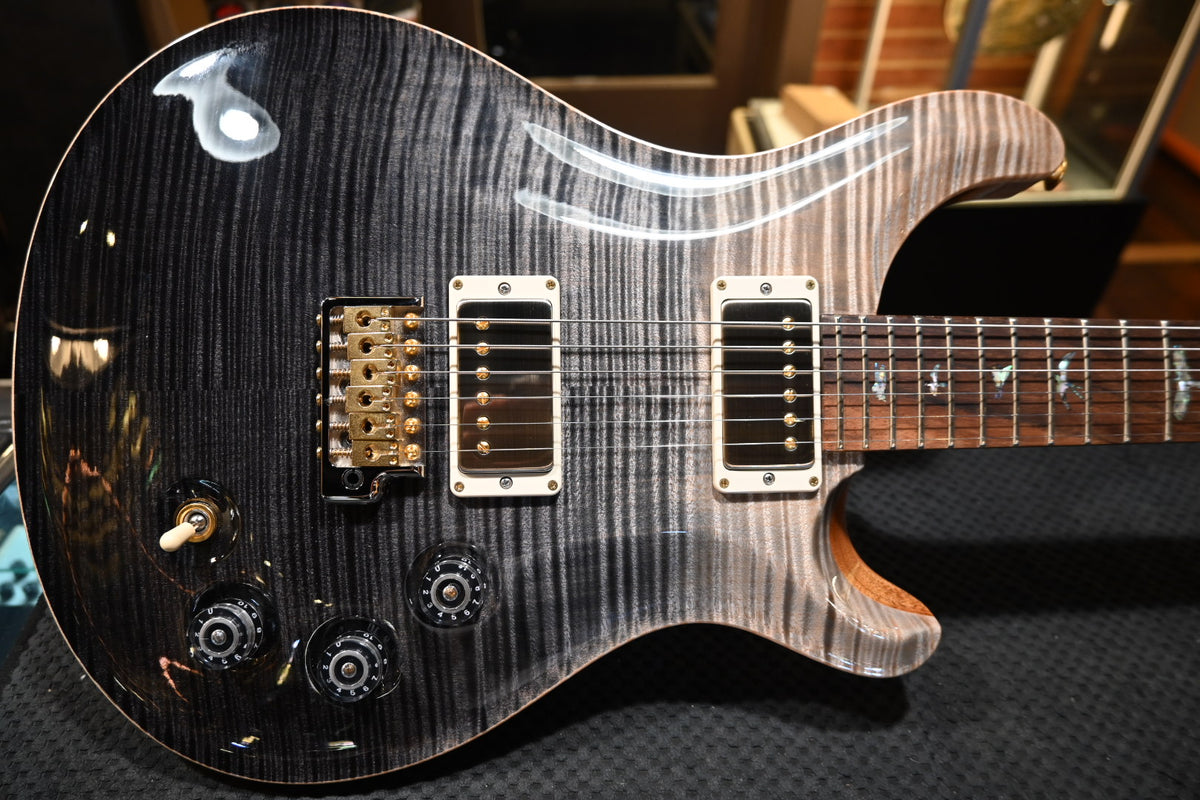 PRS Wood Library DGT 10-Top 2024 Brazilian - Gray Black Fade Guitar #2373