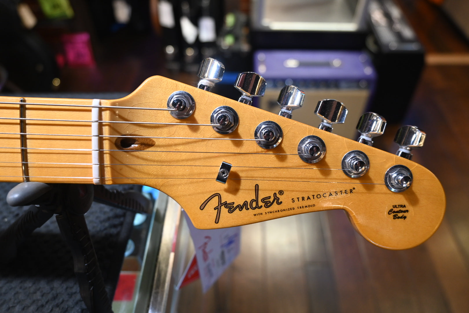 Fender American Ultra Lux Vintage ‘50s Stratocaster - White Blonde Guitar #2879 - Danville Music