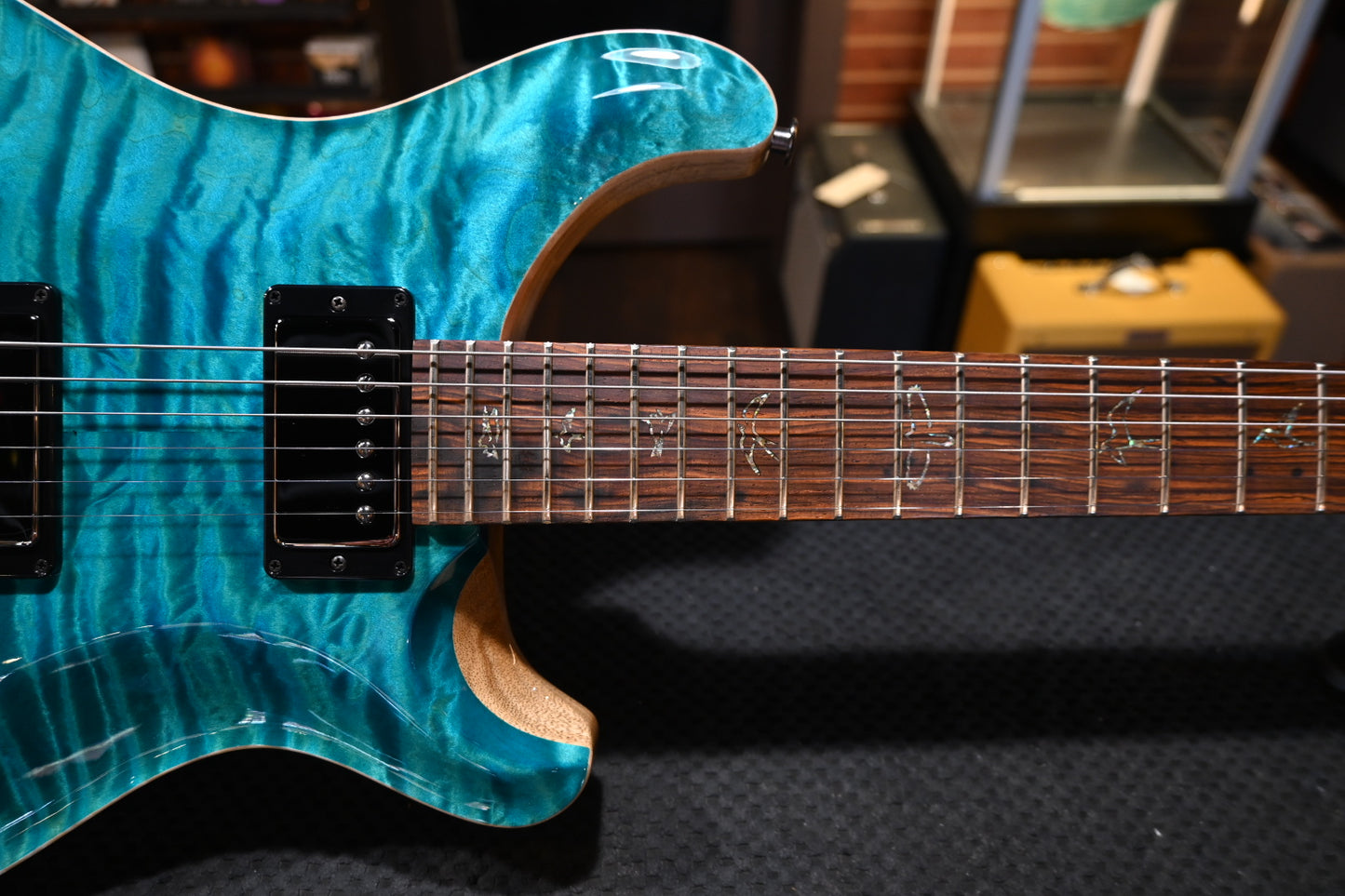 PRS Wood Library DGT 10–Top Quilt - Carroll Blue Guitar #2069 - Danville Music