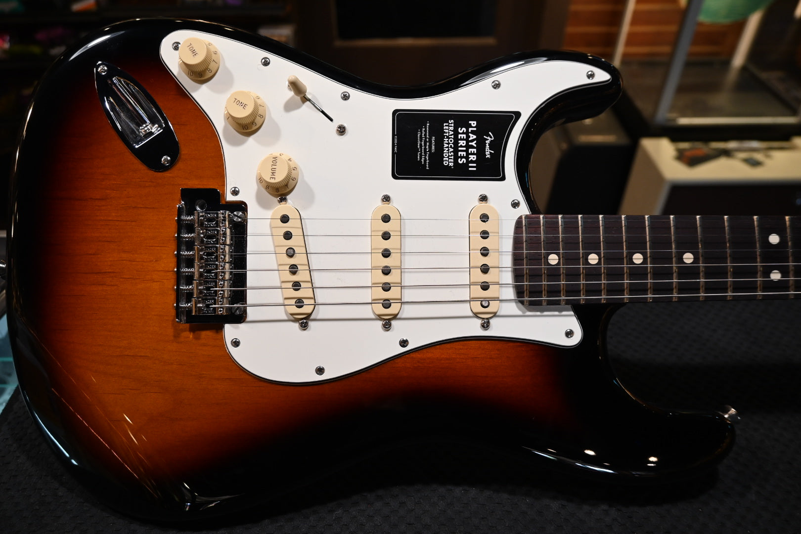 Fender Player II Stratocaster Left-Handed - 3-Color Sunburst Guitar #3654 - Danville Music