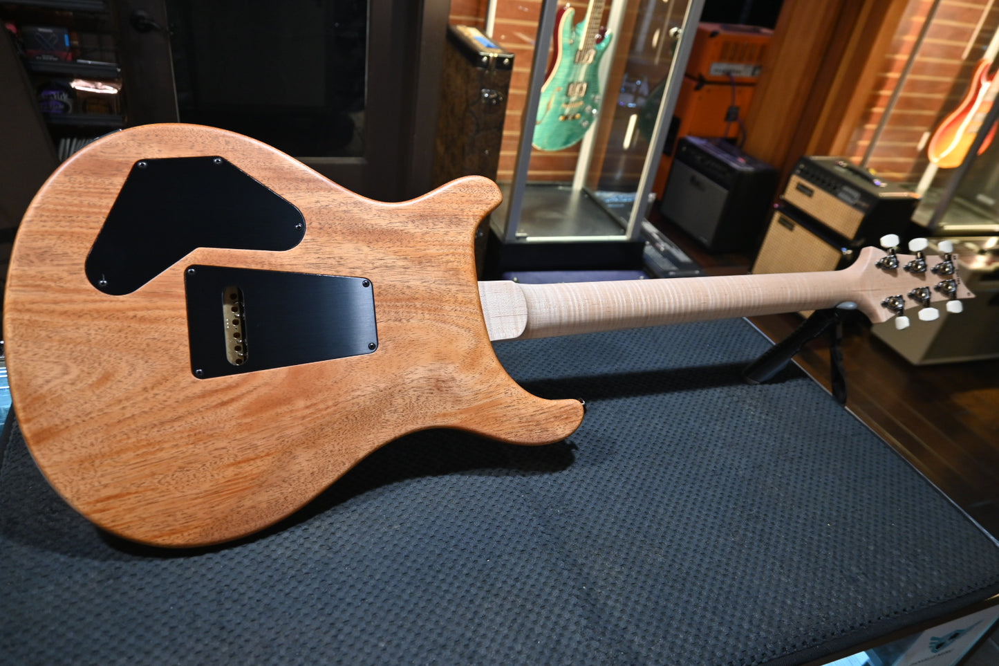 PRS Wood Library DGT 10-Top Quilt - Fire Red Satin Guitar #7759