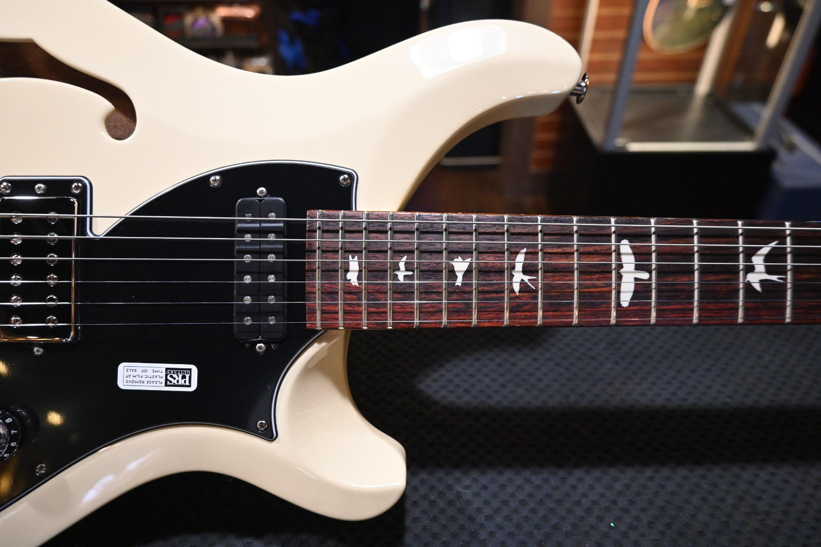 PRS S2 Vela Semi-Hollow - Antique White Guitar #0935 - Danville Music