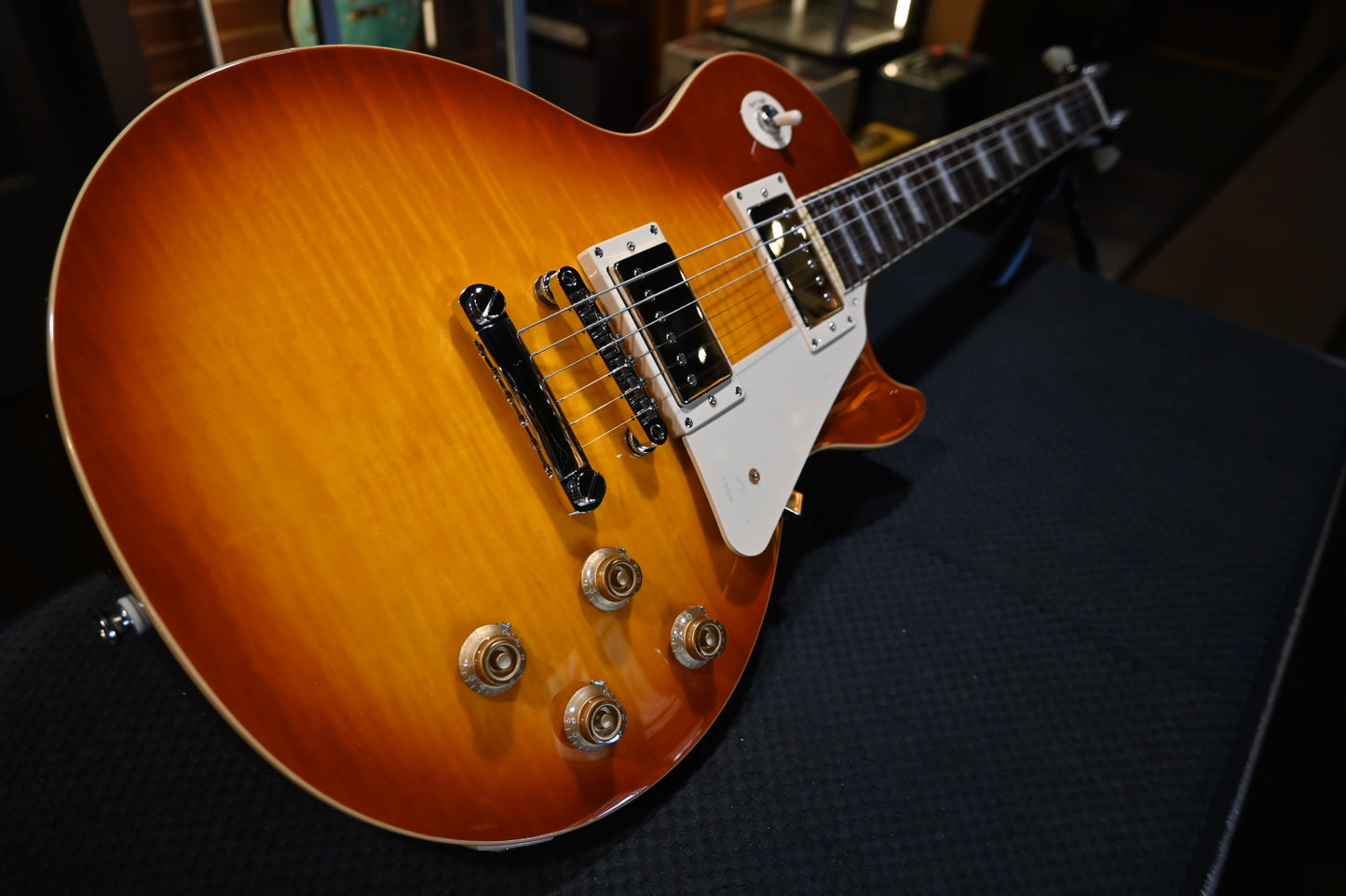 Epiphon Les Paul Standard ‘50s Figured - Washed Cherry Sunburst Guitar #3634 - Danville Music