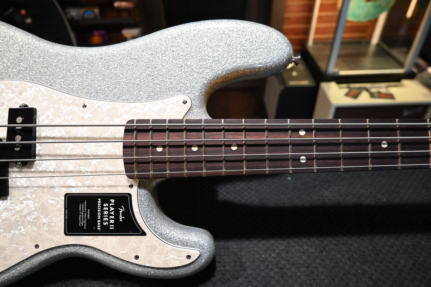 Fender 75th Anniversary Player II Precision Bass - Diamond Dust Sparkle Bass #5477 - Danville Music