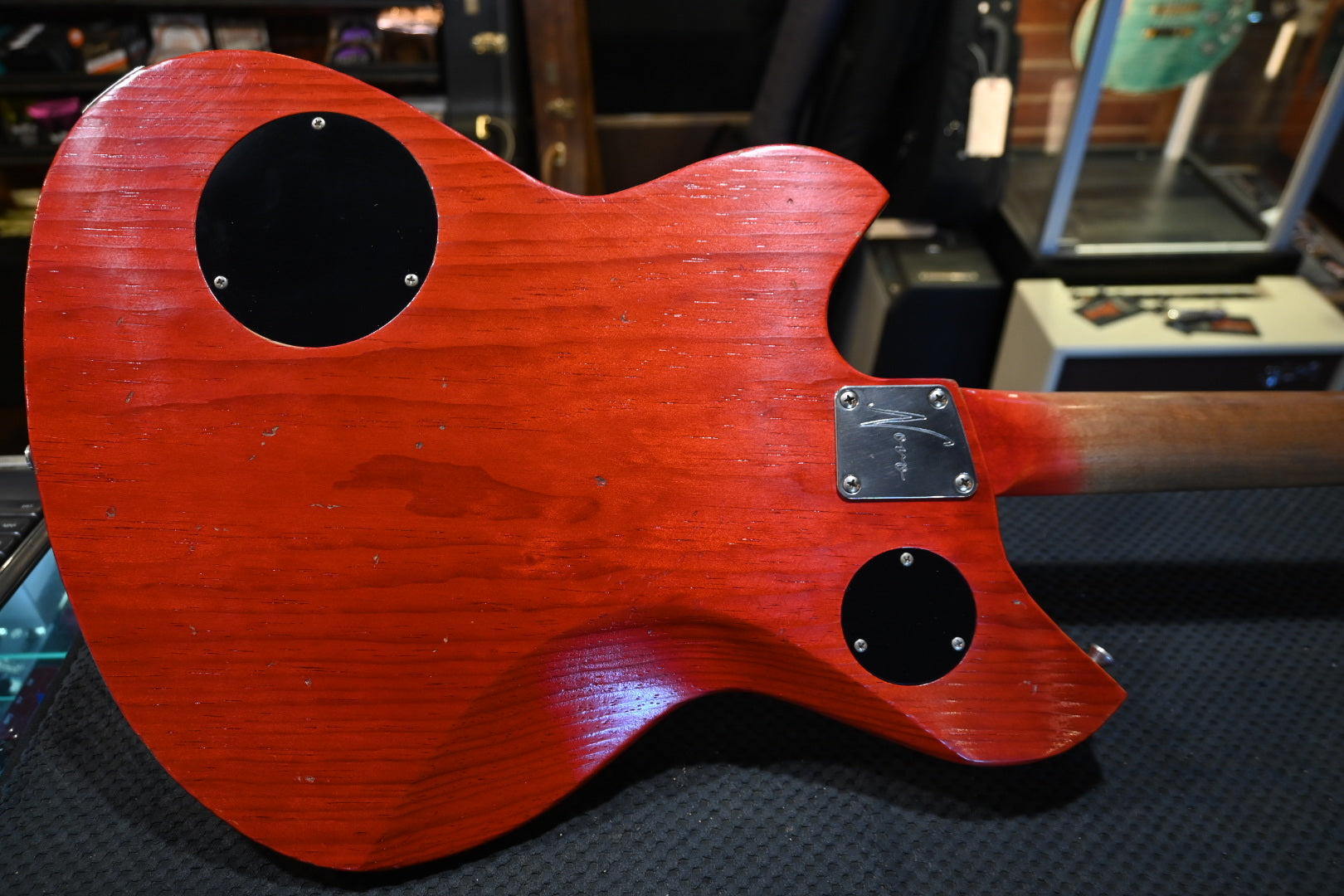 Novo Chambered Serus H2 Dealer Limited - Faded Cherry Burst Guitar #6302 - Danville Music