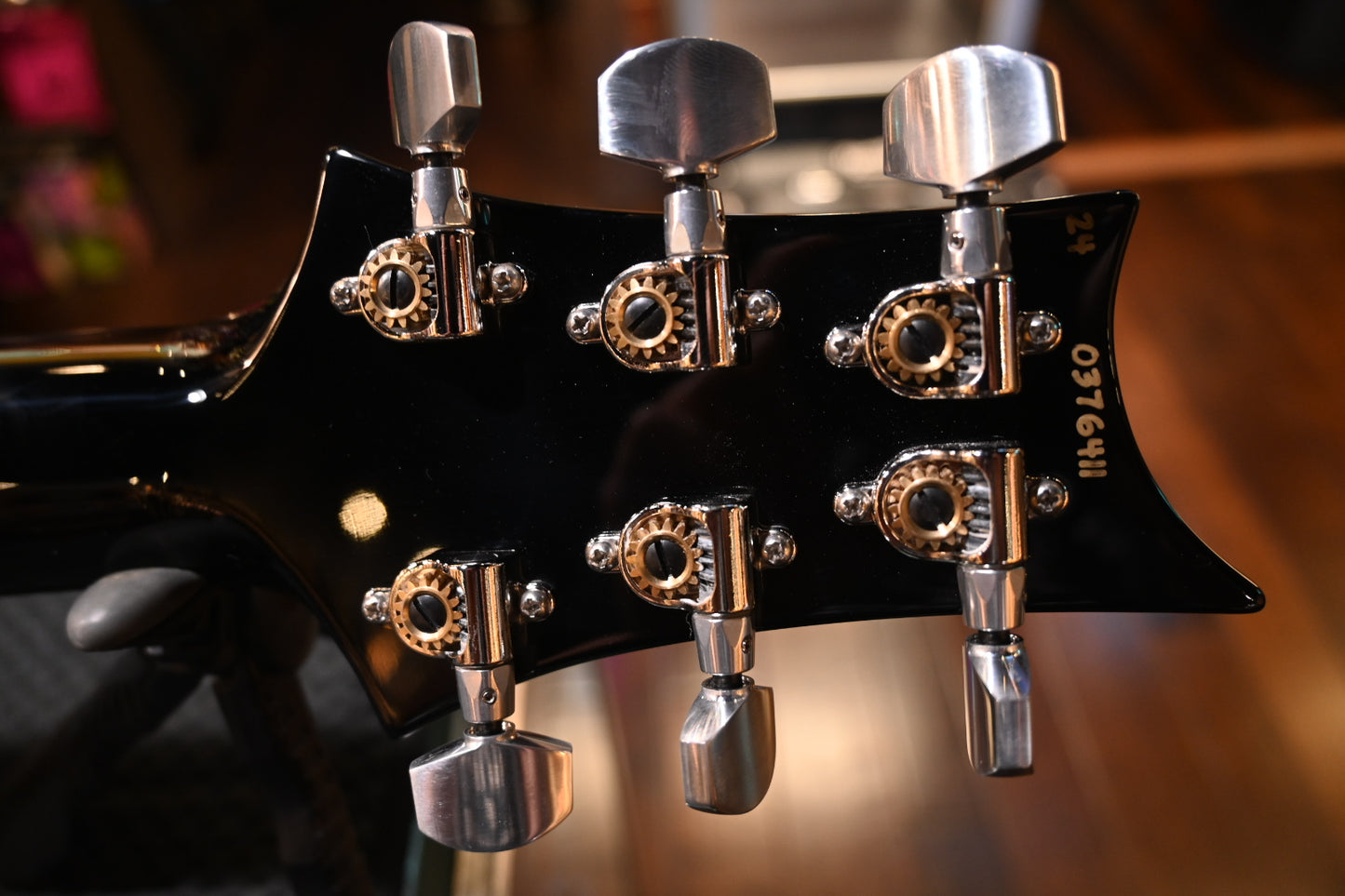 PRS Custom 24-08 - Charcoal Bust Guitar #6411 - Danville Music