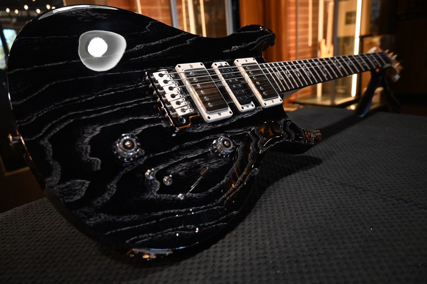 PRS Wood Library Special Semi-Hollow - Black Doghair Guitar #7358 - Danville Music