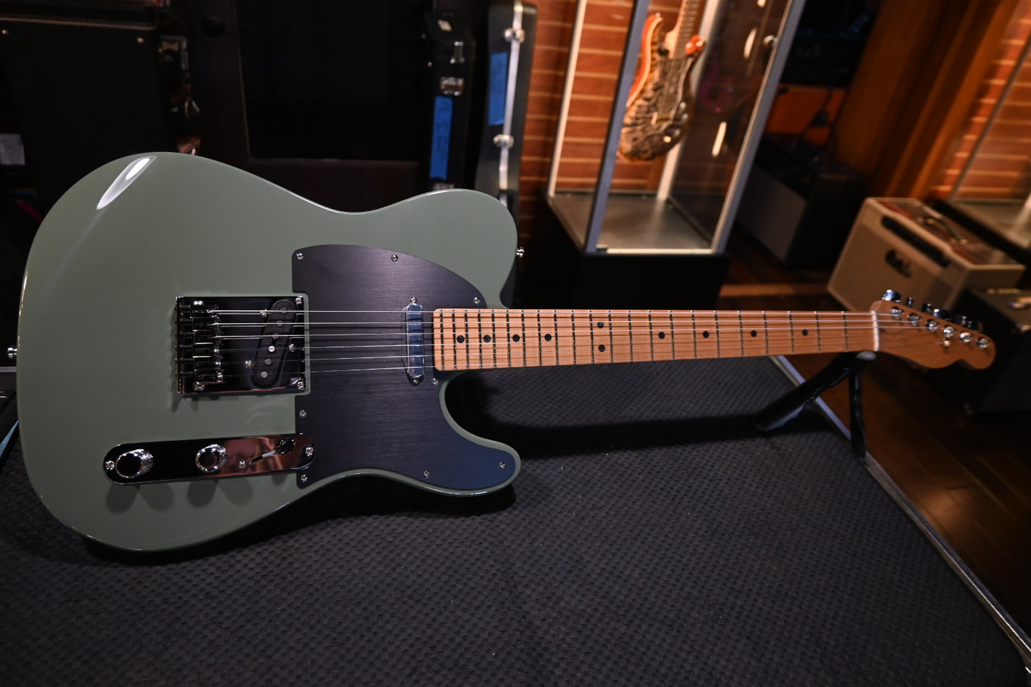 Fender Limited Edition American Ultra II Telecaster - Antique Olive Guitar #3358