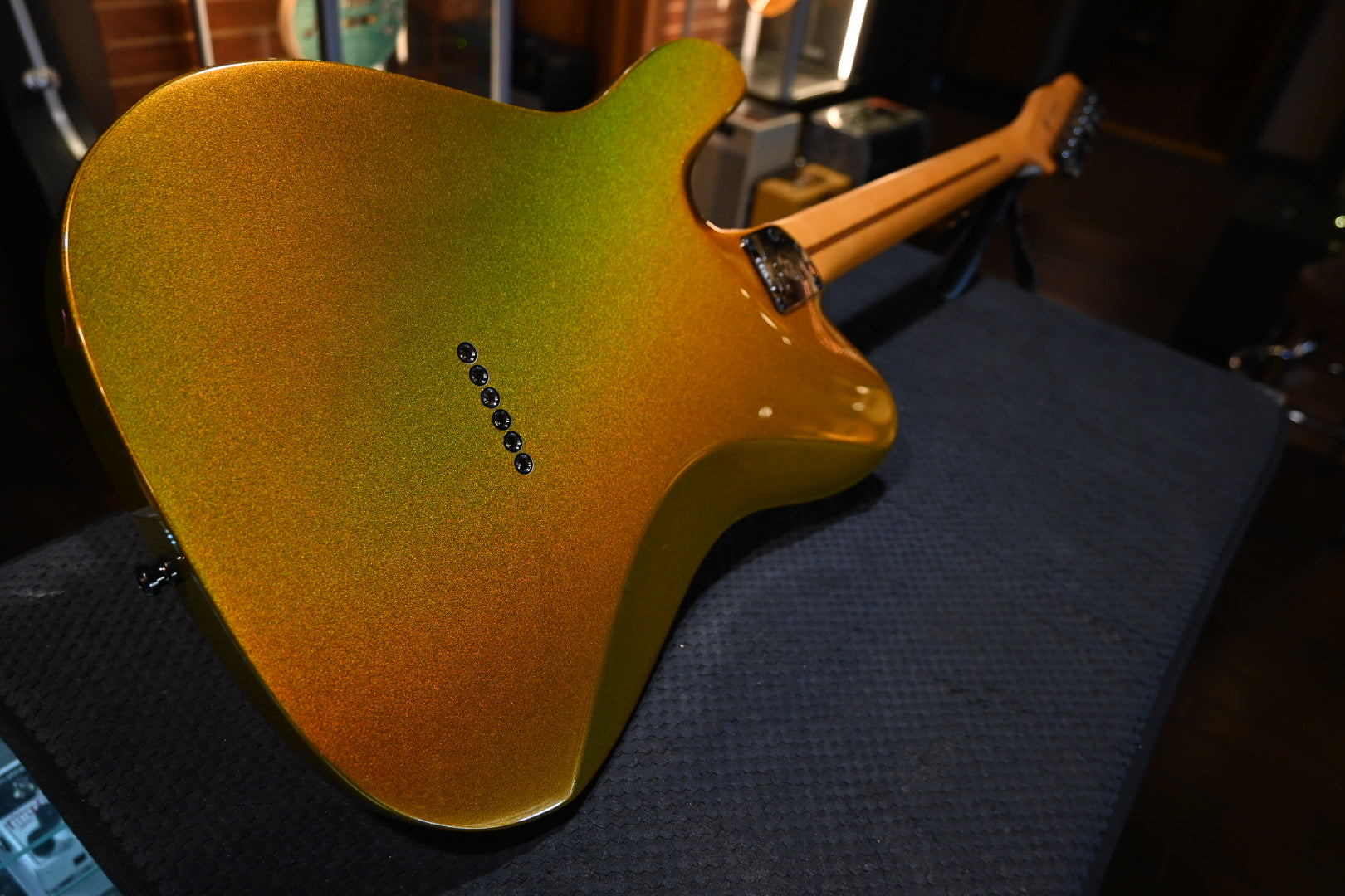 Fender 75th Anniversary American Ultra II Telecaster - Liquid Gold Guitar #6828 - Danville Music