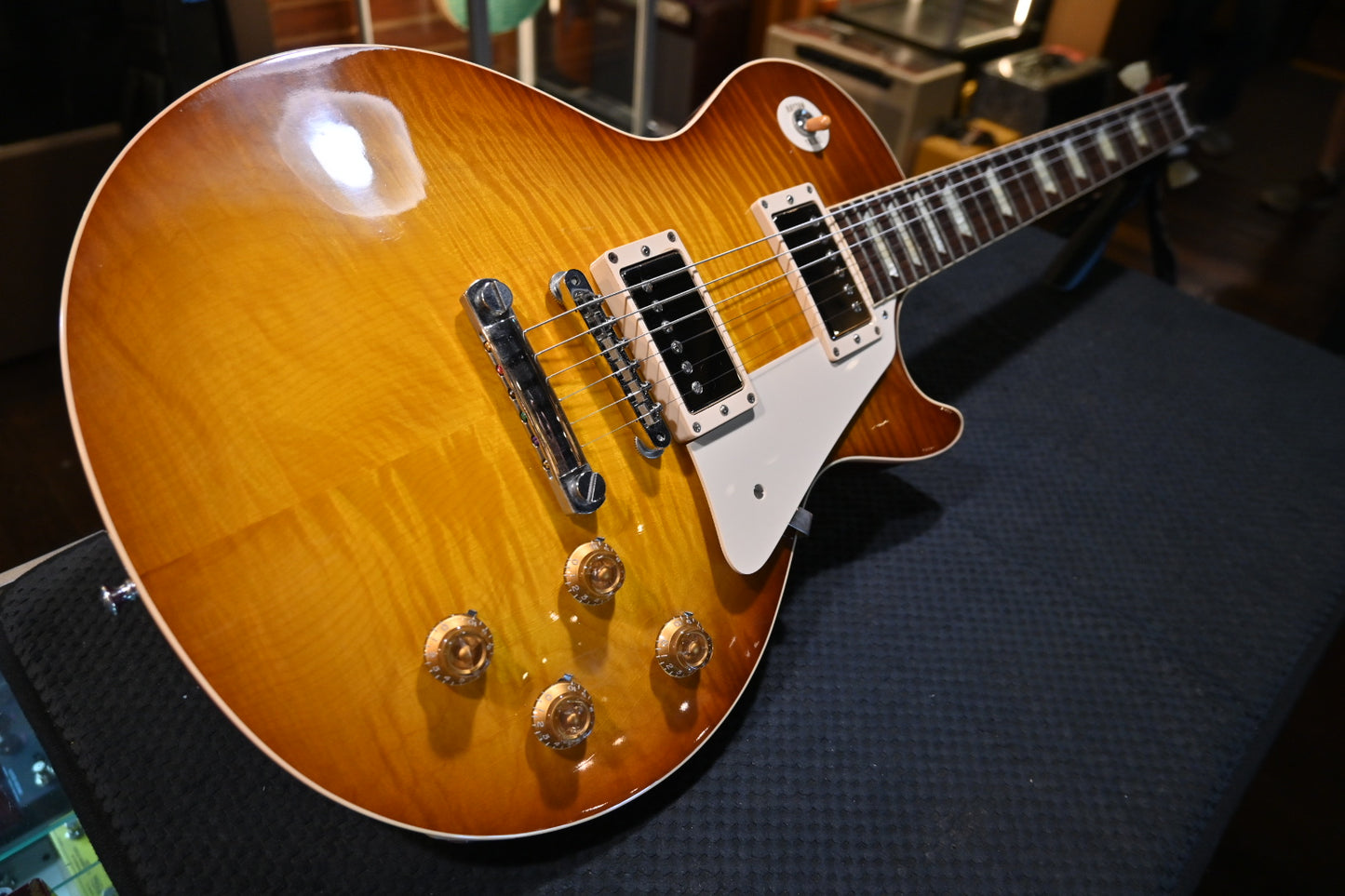 Gibson Custom Shop 1958 Les Paul Standard Reissu VOS 2015 - Sunrise Tea Burst Guitar #2576 - Danville Music