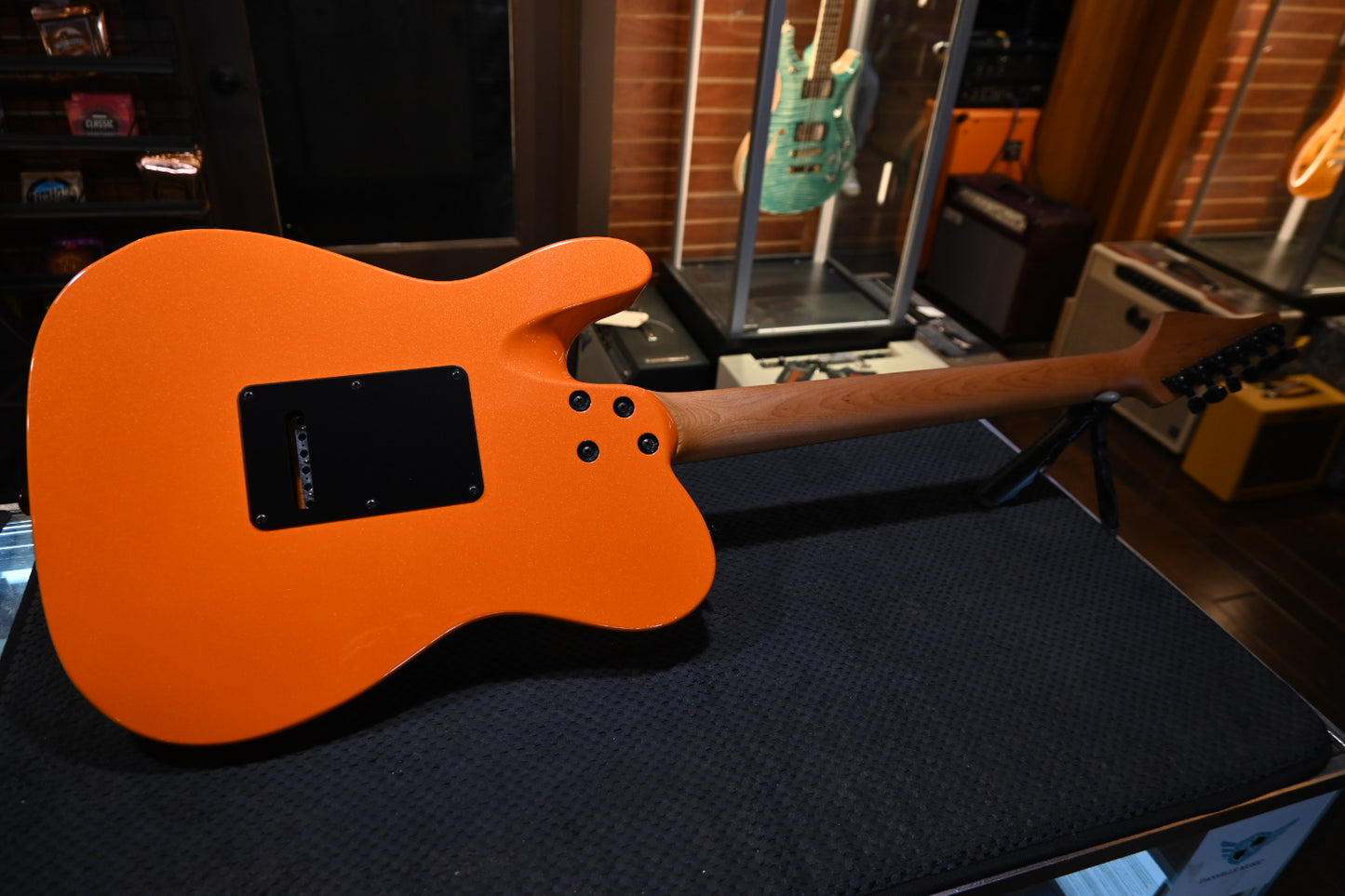 Suhr Andy Wood 10th Anniversary Signature Series Modern T - Arancio Orange Guitar #2291 - Danville Music