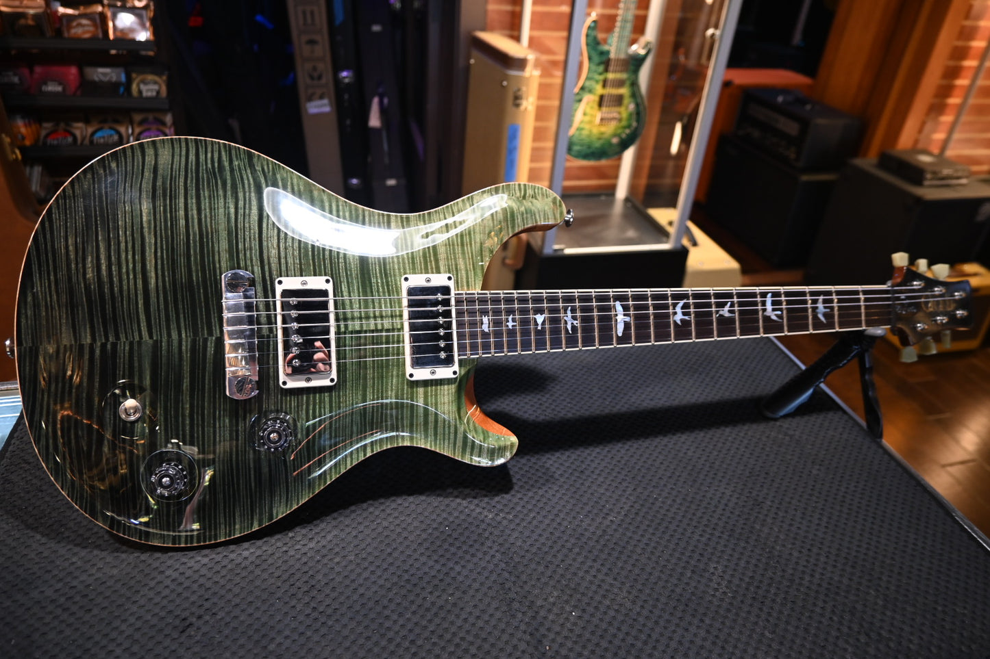 PRS Wood Library McCarty 2014 Brazilian Rosewood - Trampas Green Fade Guitar #6606