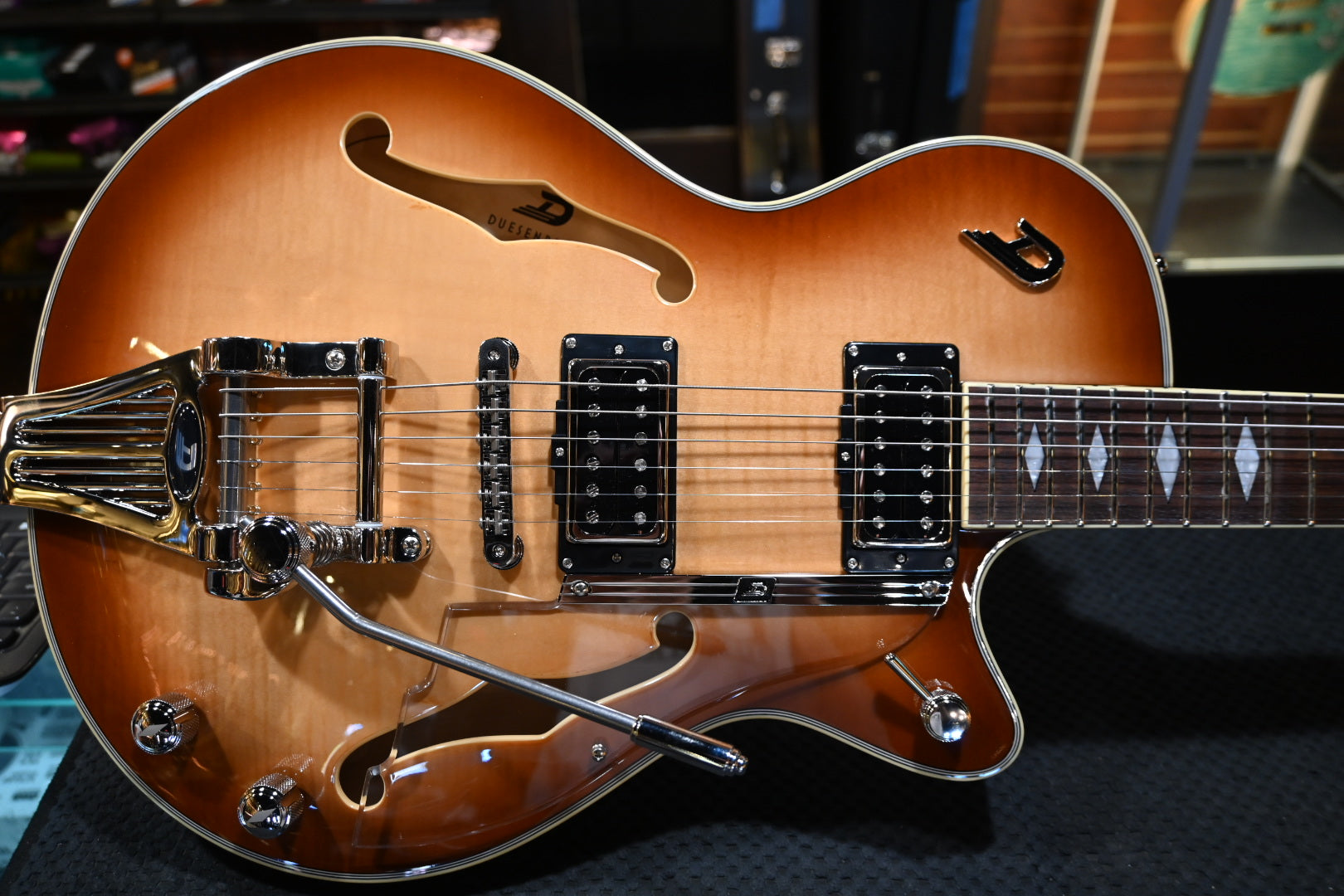 Duesenberg Starplayer TV Deluxe - Light Antique Burst Guitar #3144 - Danville Music