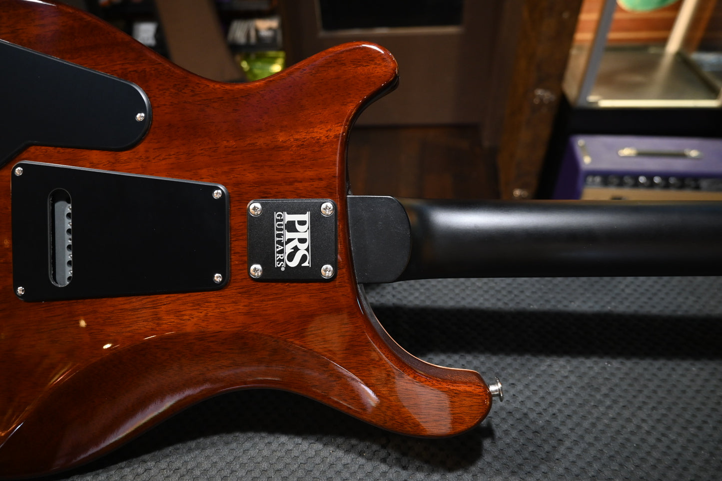 PRS Wood Library CE 24 Quilt - Tortoise Shell Guitar #7888