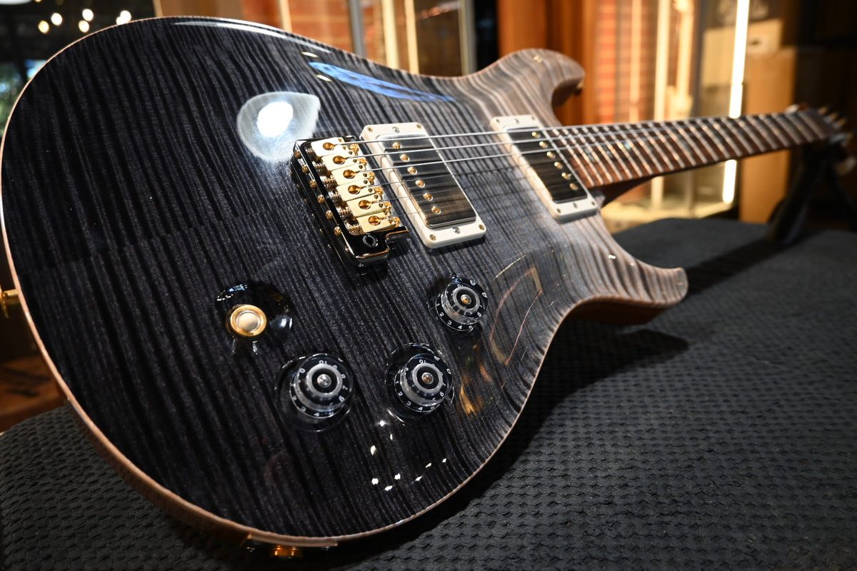 PRS Wood Library DGT 10-Top 2024 Brazilian - Gray Black Fade Guitar #2373