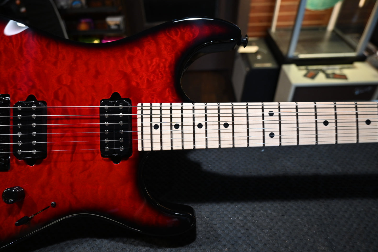 Suhr Standard Thin Burst Limited Edition - Trans Red Guitar #9373 - Danville Music