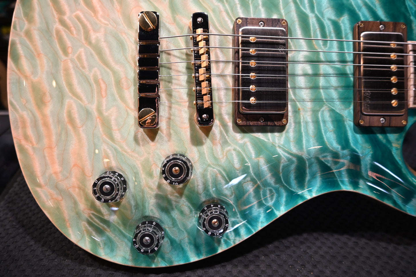 PRS Private Stock McCarty 594 One-Piece Quilt - Bahamian Dragon’s Breath Guitar #11482