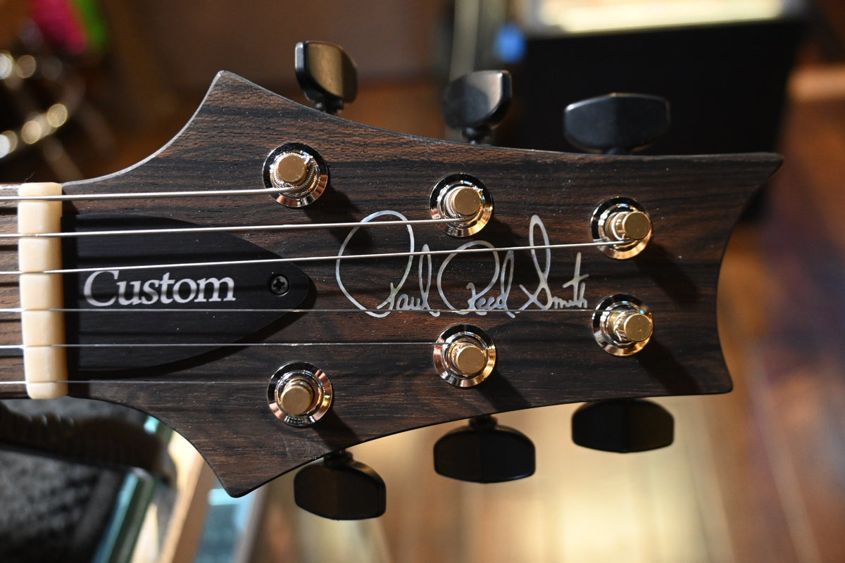 PRS Wood Library Custom 24 Stoptail Limited Edition 10-Top - Charcoal Tri-Color Sunburst Guitar #3423
