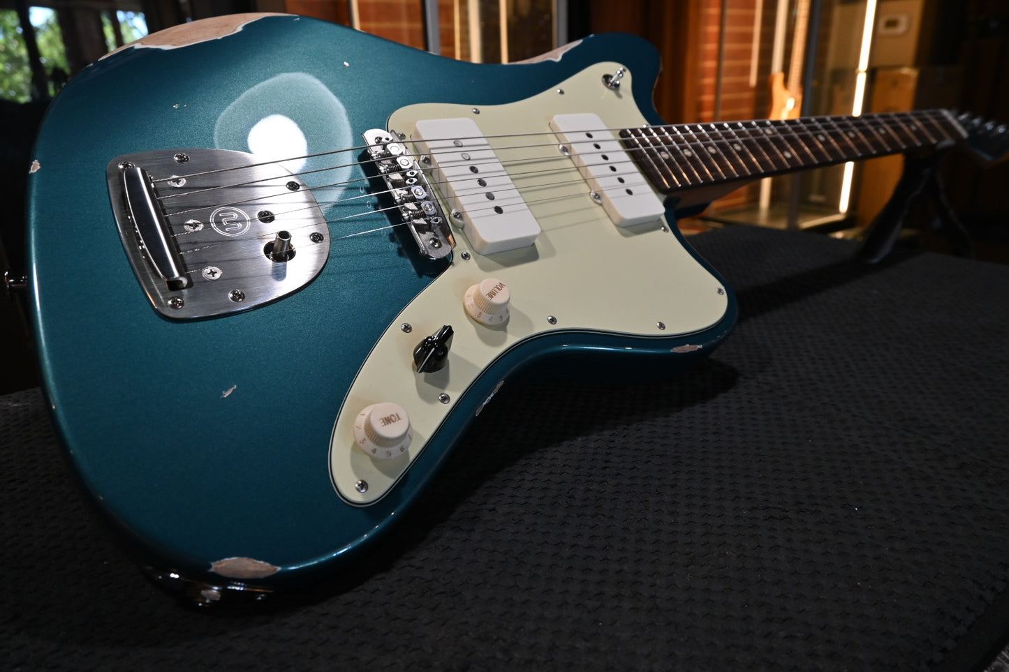 Suhr Classic JM Antique Limited Edition - Ocean Turquoise Metallic Guitar #9493 - Danville Music