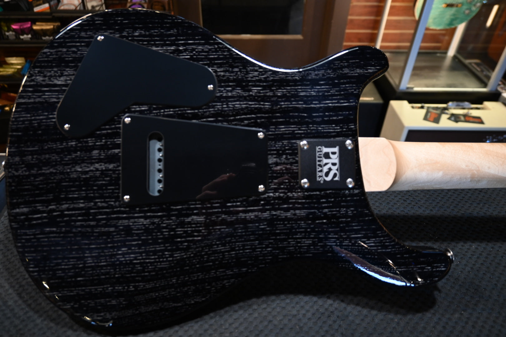 PRS Wood Library Swamp Ash Special - Black Doghair Guitar #7362 - Danville Music