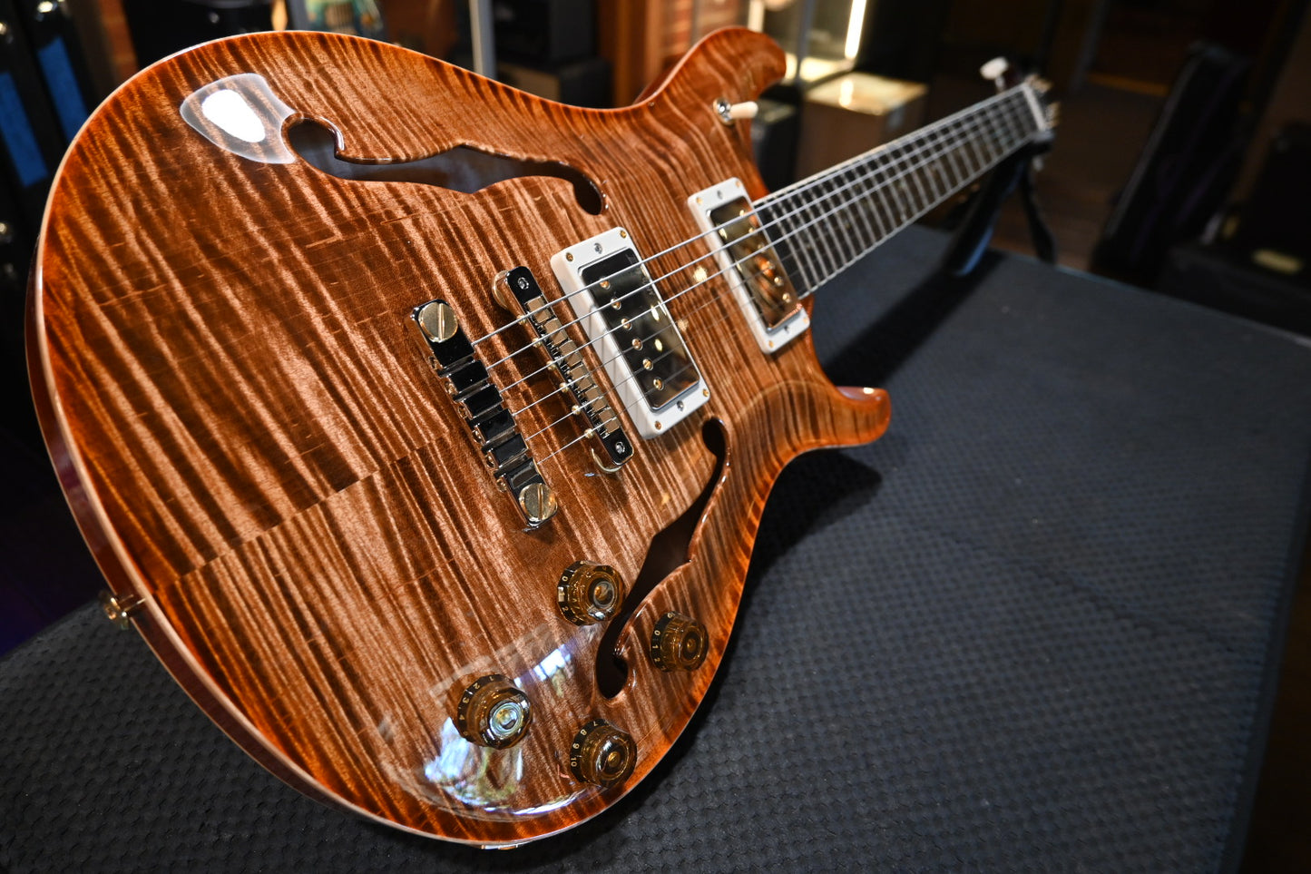 PRS Wood Library McCarty 594 Hollowbody II 10-Top - Autumn Sky Guitar #3510 - Danville Music
