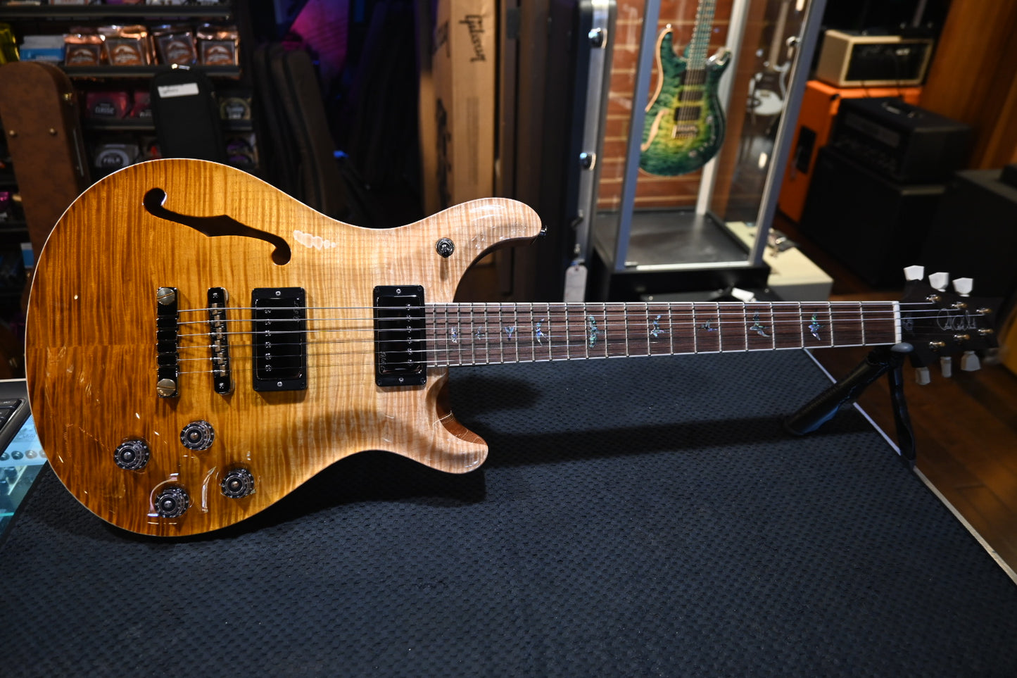 PRS Wood Library McCarty 594 Semi-Hollow Danville Music 35th Anniversary - Gold Storm Fade Guitar #2872