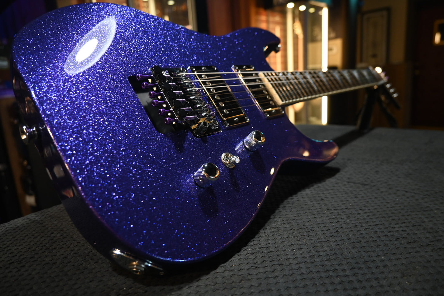 Jackson Custom Shop SL 2H FR 2023 - Purple Sparkle Guitar #0549 - Danville Music