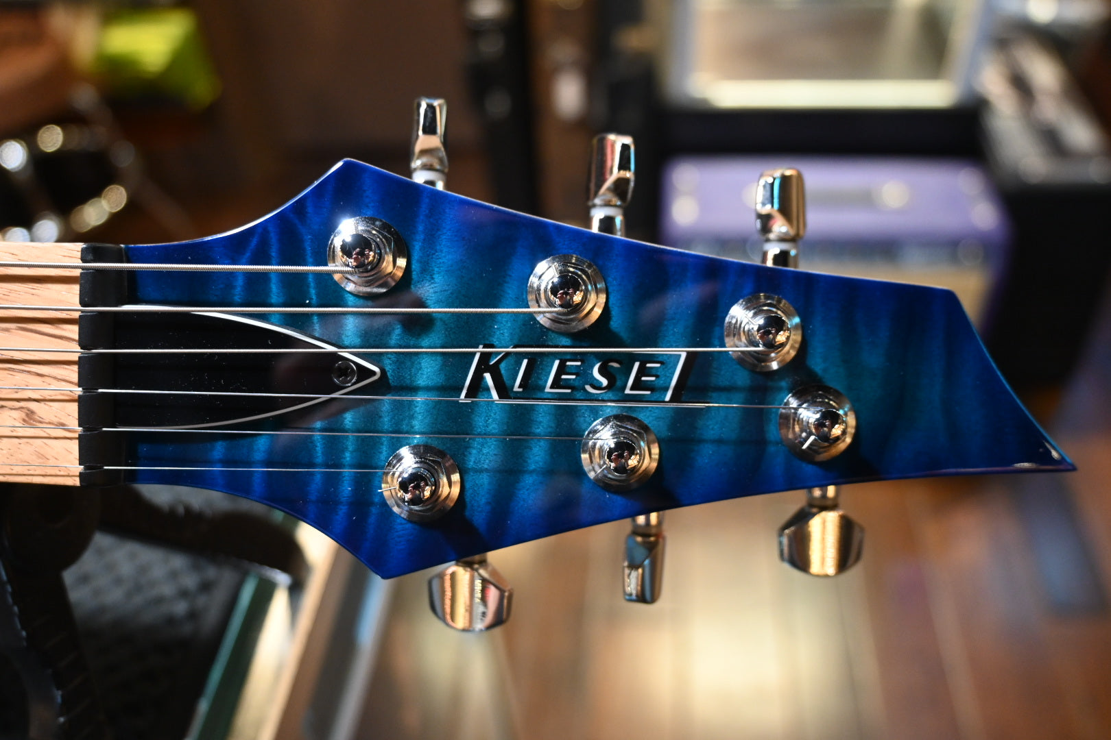 Kiesel Aeries Bolt-On 2023 - Translucent Aqua Burst Guitar - Danville Music