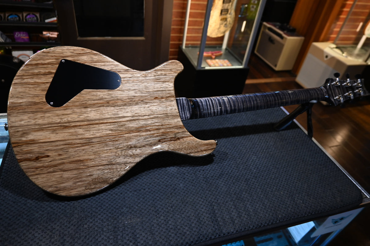 PRS Wood Library Custom 24 Stoptail Limited Edition 10-Top - Charcoal Guitar #0111