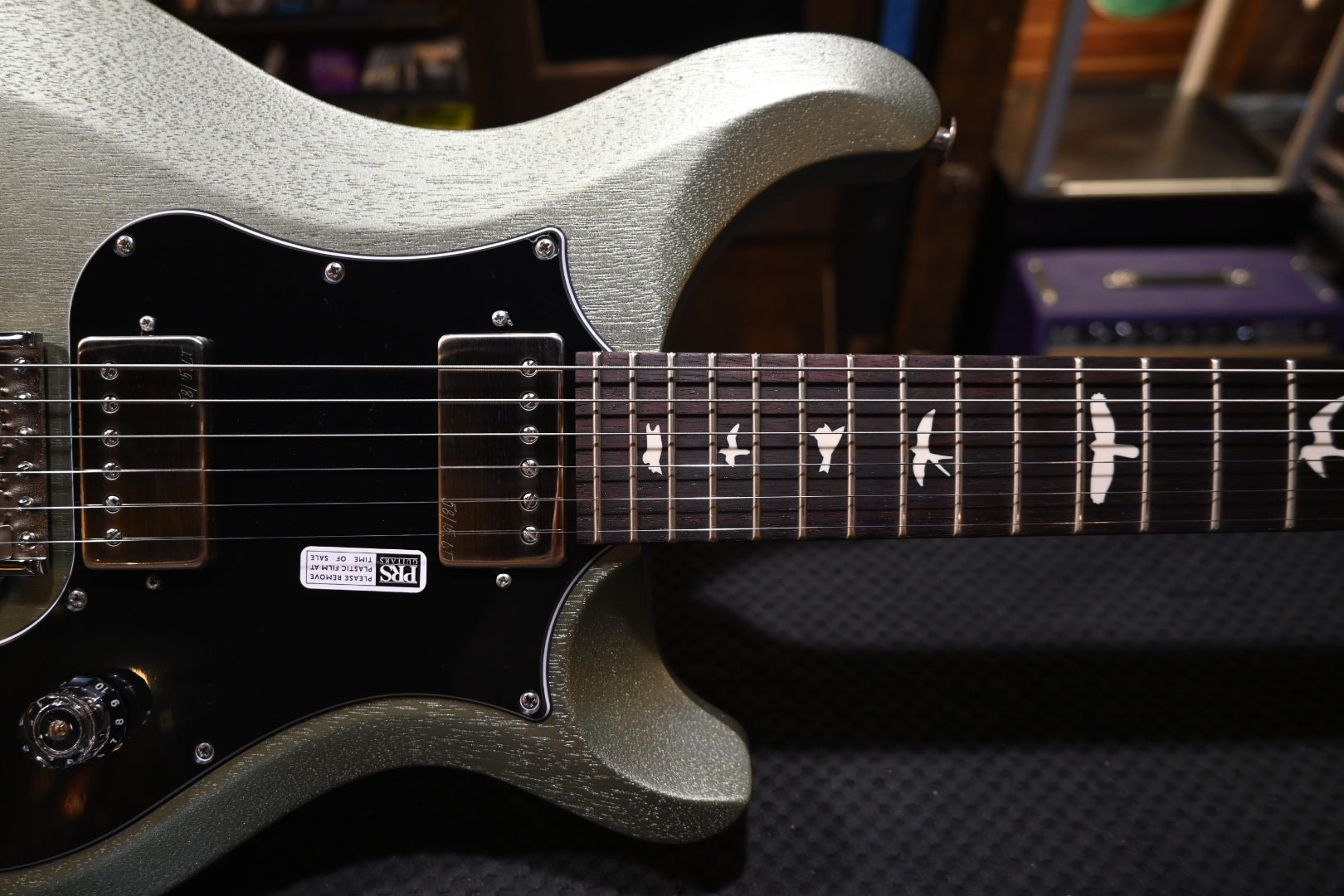 PRS S2 Standard 22 Satin - Mavis Mint Metallic Guitar #2496 - Danville Music