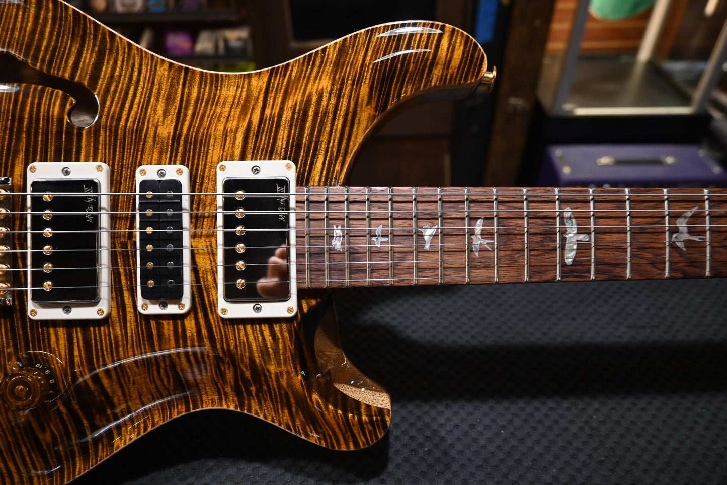 PRS 40th Anniversary Special Semi-Hollow Limited Edition - Yellow Tiger Guitar #7727