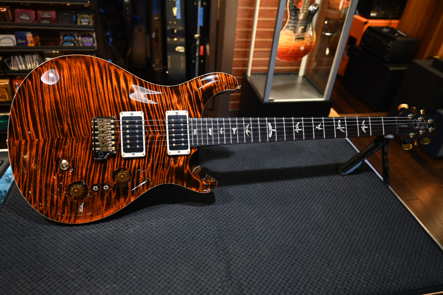 PRS Custom 24-08 10-Top - Orange Tiger Guitar #2970