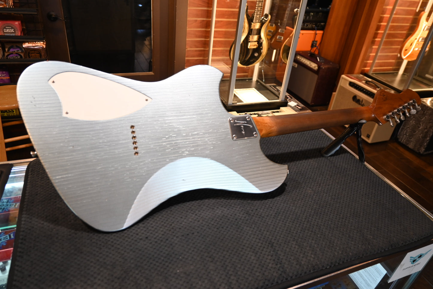 Novo Nucleus Voltur V2 - Ice Blue Metallic Guitar #2639 - Danville Music