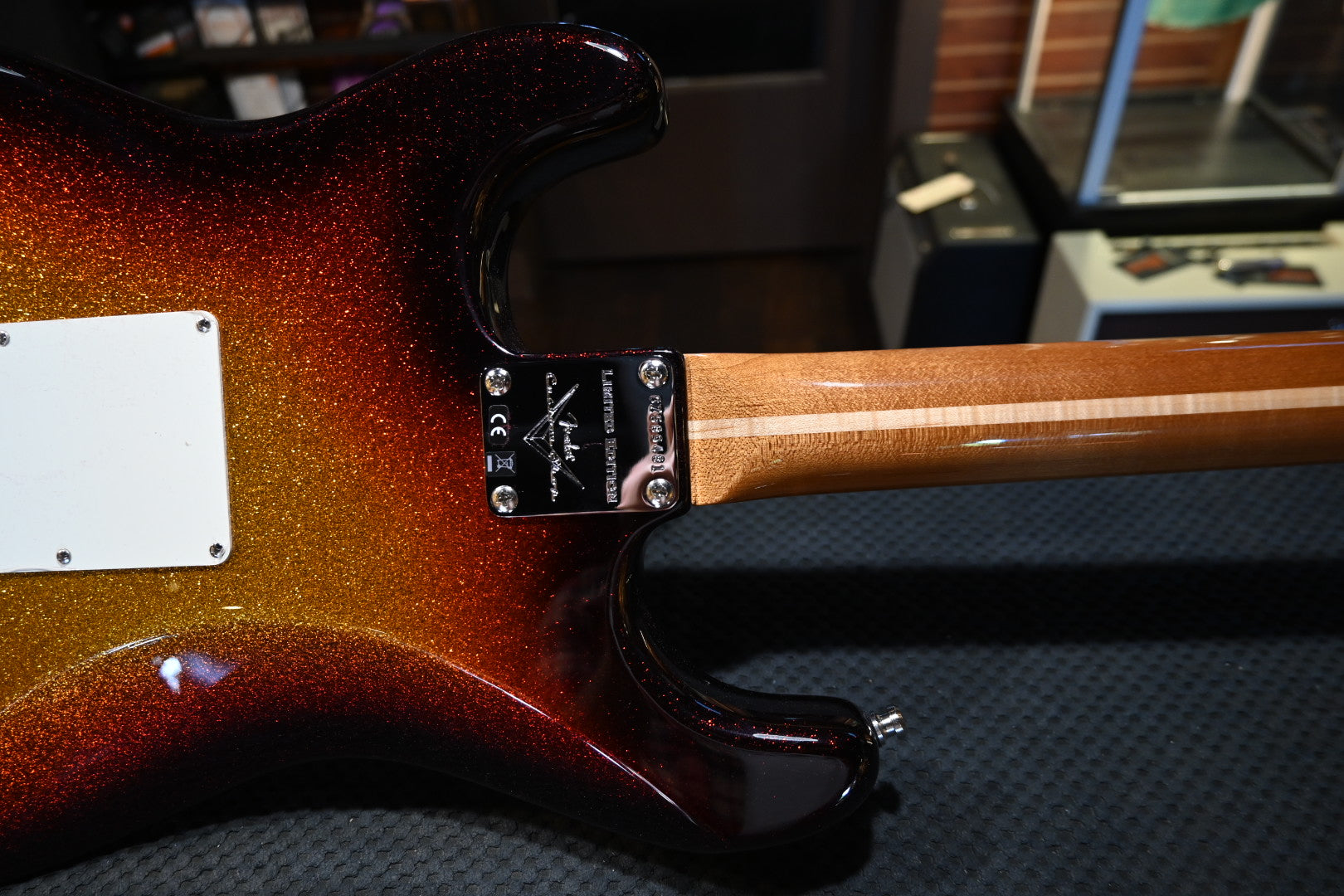 Fender Custom Shop Limited Edition Custom Deluxe Roasted Stratocaster - 3-Tone Burst Sparkle Guitar #9481 - Danville Music