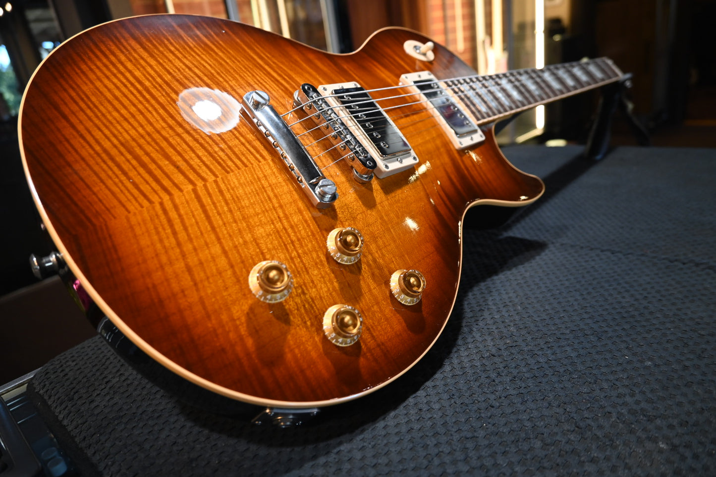 Gibson Les Paul Standard 2002 Tom Holmes Pickups - Iced Tea Guitar #2508 - Danville Music
