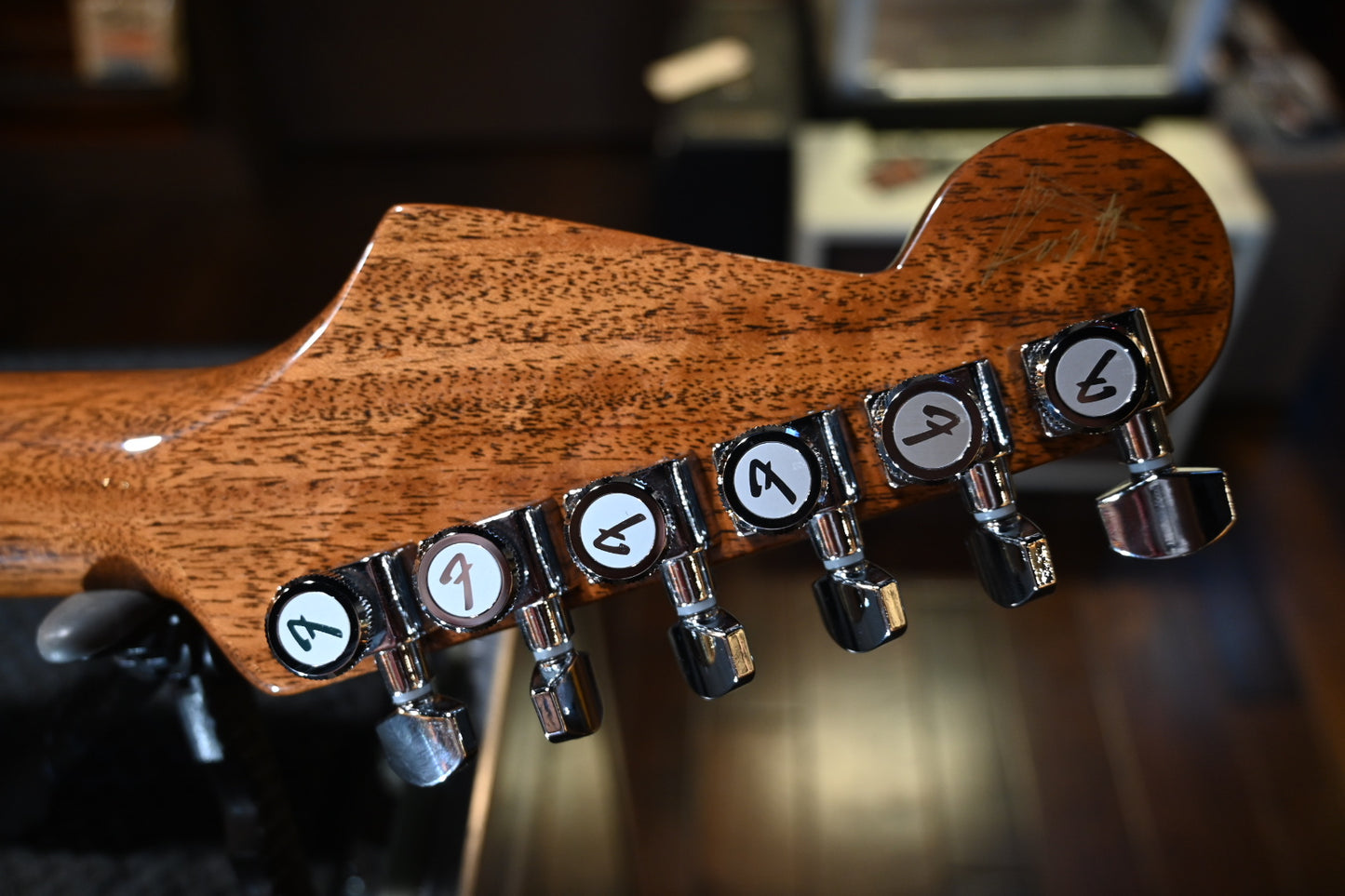 Fender Custom Shop Kyle McMillin Masterbuilt Prestige Stratocaster NOS Spalted Maple - Natural Guitar #1379 - Danville Music