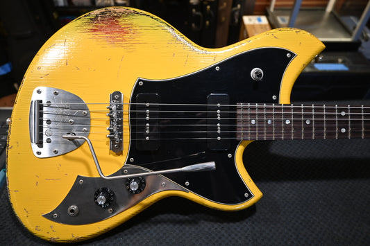 Novo Serus J - Vandalism Yellow over ‘64 3-stone Burst Guitar #5107 - Danville Music