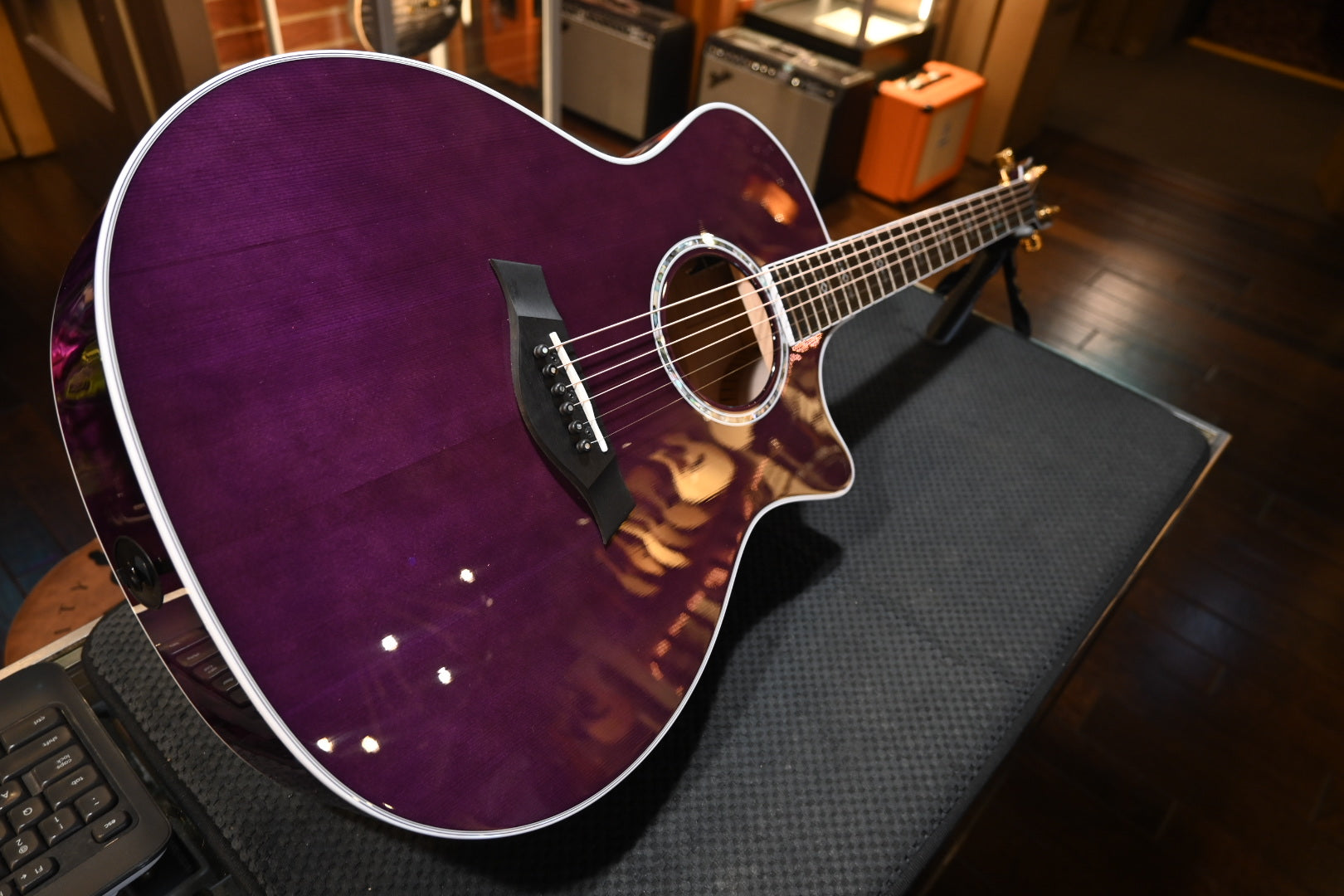 Taylor 614ce Special Edition - Trans Purple Guitar #3045 - Danville Music