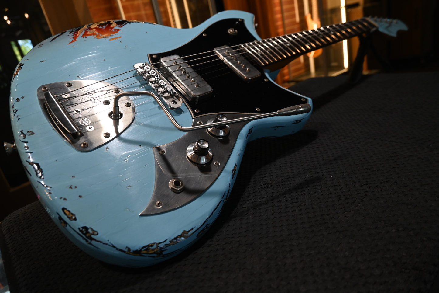 Novo Serus J Limited - Daphne Blue over '64 3-Tone Burst Guitar #6604