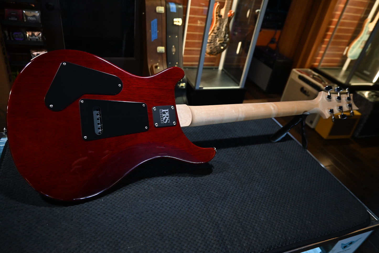 PRS CE 24 Semi-Hollow 2021 - Fire Red Guitar #4767