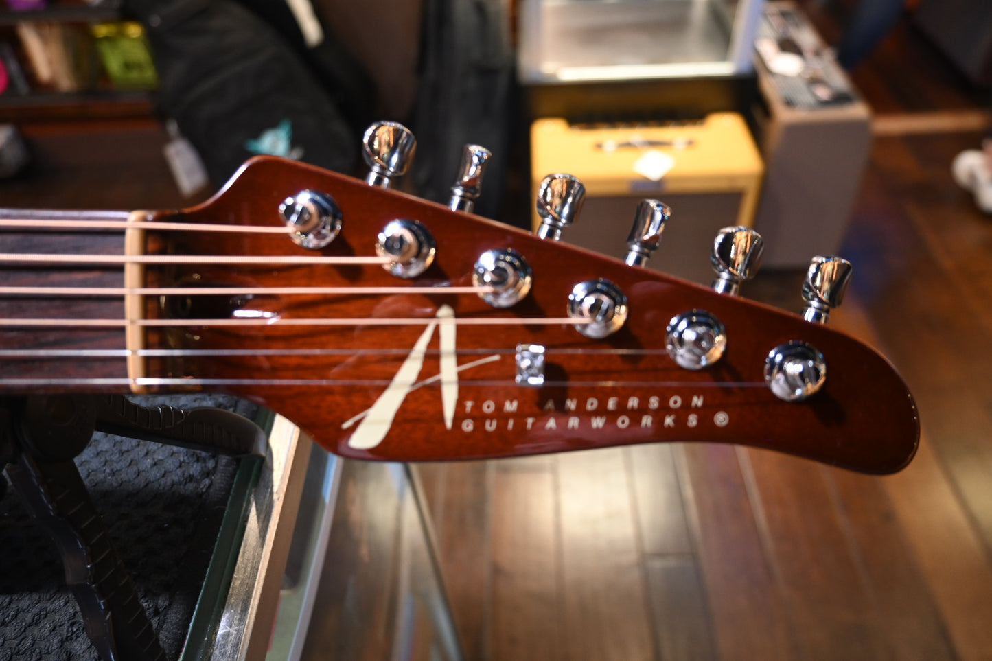 Tom Anderson Crowdster Plus 2008 - Autumn Edge Burst Guitar #008A - Danville Music