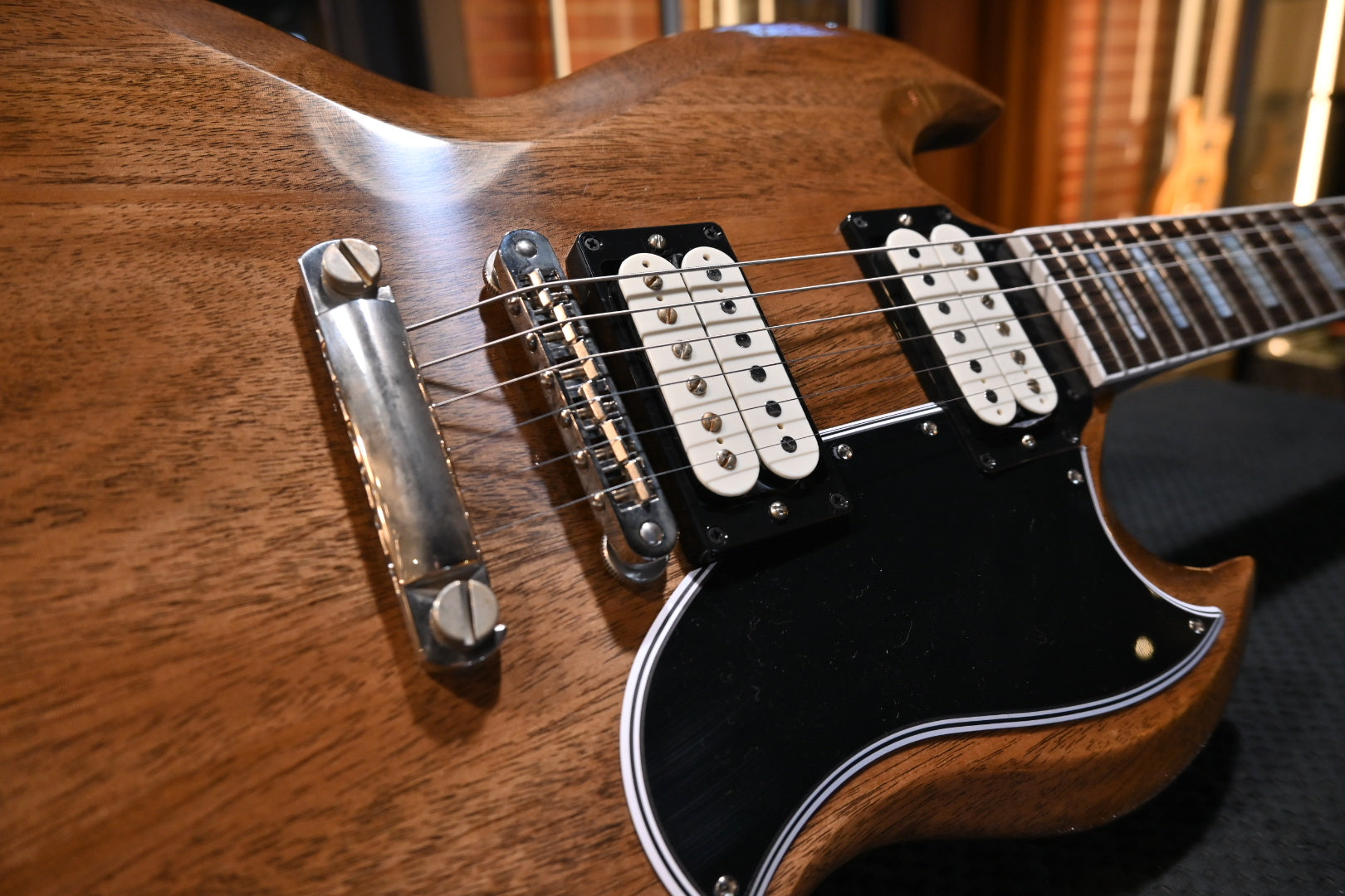 Gibson Custom Shop SG Custom Walnut VOS - Walnut Guitar #0069 - Danville Music