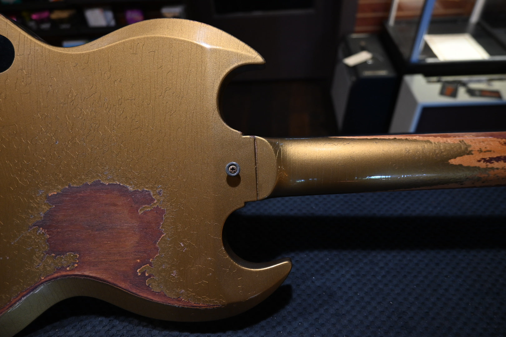 Gibson Custom Shop 1961 SG Standard Murphy Lab Ultra Heavy Aged - Double Gold Guitar #0331 - Danville Music
