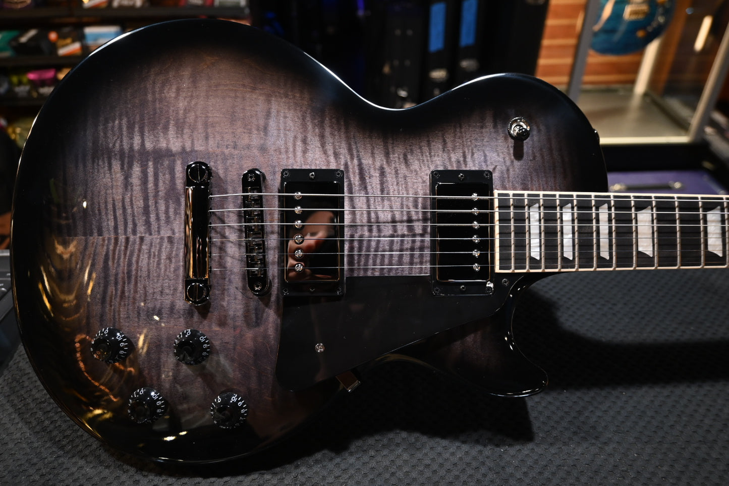 Gibson Les Paul Studio Session - Translucent Ebony Burst Guitar #0255 - Danville Music