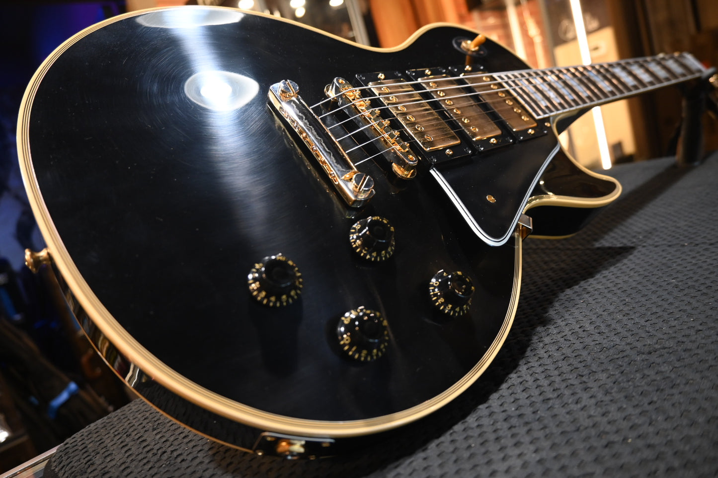 Gibson Custom Shop 1957 Les Paul Custom Reissue 3-Pickup VOS - Ebony Guitar #1245