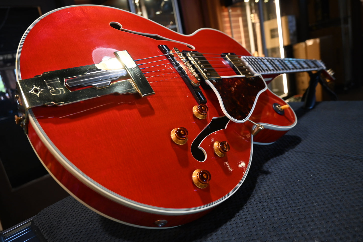 Gibson Custom Shop L-5 CT 2000 - Cherry Red Guitar #0008 - Danville Music