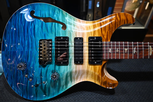 PRS Wood Library Special Semi-Hollow Danville Music 35th Anniversary Artist Top - Beach Fade Guitar #5856